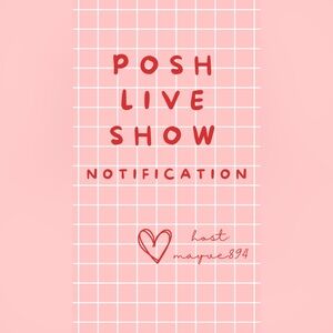 Posh live show notification